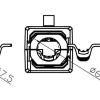 Goobay 59227 Bezinstrumentu RJ45 tīkla spraudnis CAT 6A UTP neekrānots | priekš 3 kabeļu OD: līdz 5.2mm/6.4mm/7.5mm
