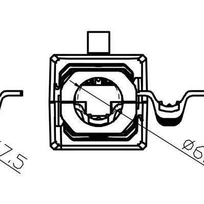 Goobay 59227 Bezinstrumentu RJ45 tīkla spraudnis CAT 6A UTP neekrānots | priekš 3 kabeļu OD: līdz 5.2mm/6.4mm/7.5mm