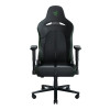 Razer Ergonomiskais spēļu krēsls Enki X EPU sintētiskā āda; Tērauds; Augstas blīvuma poliuretāna veidots putuplasts | Melns/Zaļš