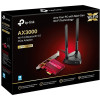 TP-LINK | AX3000 Wi-Fi 6 Bluetooth 5.0 PCIe Adapter | TX3000E | 2.4GHz/5GHz | Antenna type 2xHigh-Gain External Antennas | 574+2402 Mbit/s