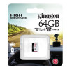 Kingston | Endurance | UHS-I U1 | 64 GB | micro SDXC | Flash memory class 10