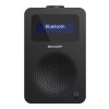 Sharp DR-430(BK) Digital Radio, FM/DAB/DAB+, Bluetooth 5.0, Midnight Black | Sharp | Digital Radio | DR-430(BK) | Bluetooth | Midnight Black