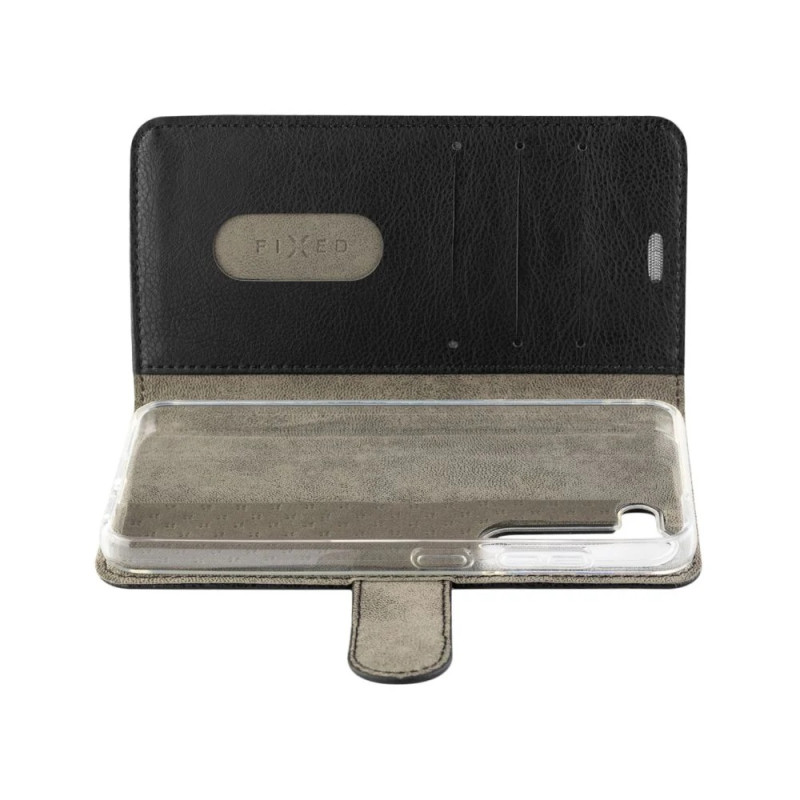 Fixed Opus | Grāmatas tipa maciņš | Samsung | Galaxy S25 | Āda | Melns
