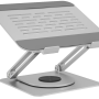Raidsonic Laptop stands IB-NH300-R | Ergonomic positioning, Rotatable design | 17 " | Silver