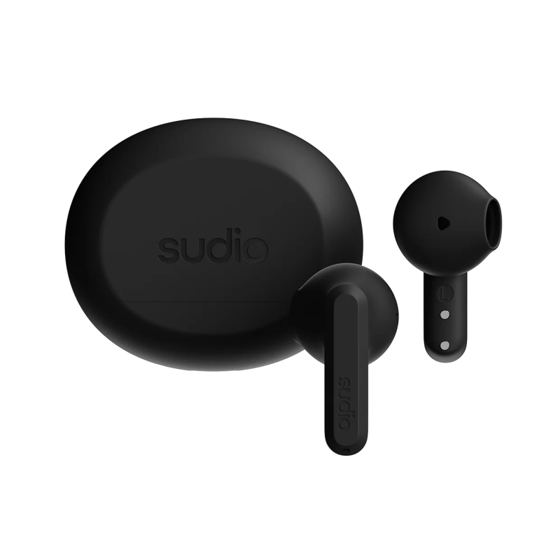 Sudio Earbuds | A3 | Bluetooth | Ausīs ievietojamas austiņas | Mikrofons | Melna | Bezvadu