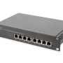 Digitus | 8 portu Gigabit Ethernet PoE pārslēdzējs | DN-95317 | Nevadāms | 19