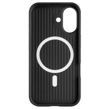 Fixed MagLeather | Aizmugures vāks | Apple | iPhone 17 | Āda | Melns