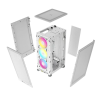 Corsair | RGB AIRFLOW datora korpuss | 2000D | Balts | Mini-ITX | SFX