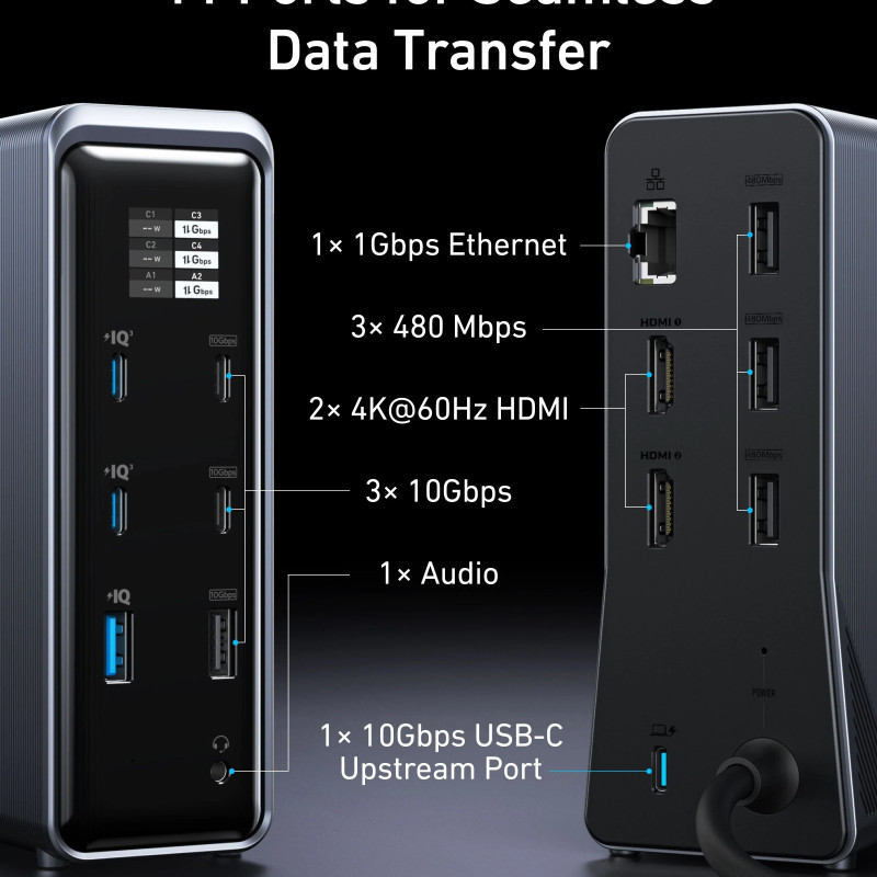 Anker Anker Prime uzlādes dokstacija 160W | A83B63A1