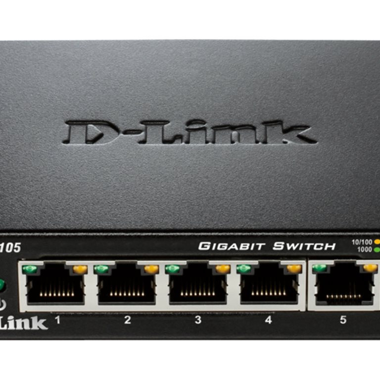 D-Link | Ethernet slēdzis | DGS-105/E | Nevadāms | Galda | Gigabit Ethernet (vara) portu skaits 5 | 60 mēneši