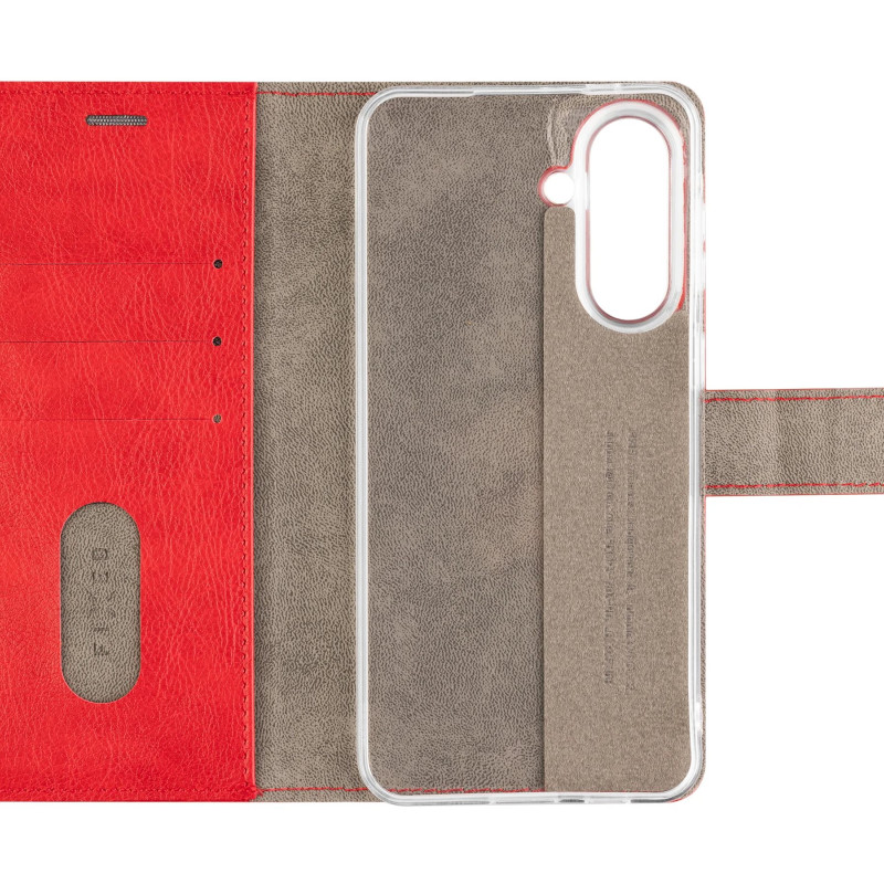 Fixed Opus | Grāmatas tipa maciņš | Samsung | Galaxy A57 5G | Sintētiska āda | Sarkans