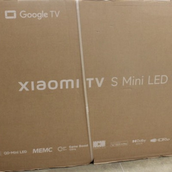 IZPĀRDOŠANA. Xiaomi TV S Mini LED 65 2026 | IZPĀRDOŠANA. Xiaomi | S Mini LED 2026 | 65 | Smart TV | Google TV | 4K UHD | Tumši pelēks | BOJĀTA IEPAKOJUMS