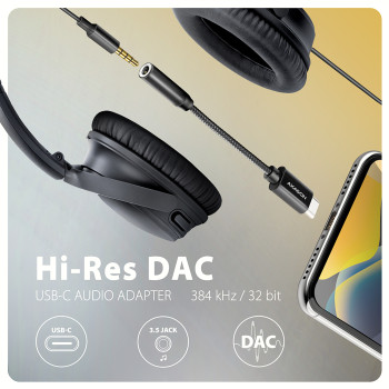 AXAGON | ADA-HC USB-C - HI-RES DAC audio adapteris