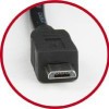 Cablexpert | USB 2.0 | Melns | Vīrietis A spraudnis uz vīrietis Micro-B spraudni USB 2.0 kabelis* Zelta pārklājuma kontakti uzticamai augstas ātruma datu pārraidei* Veidoti savienotāji | USB-A uz micro-USB