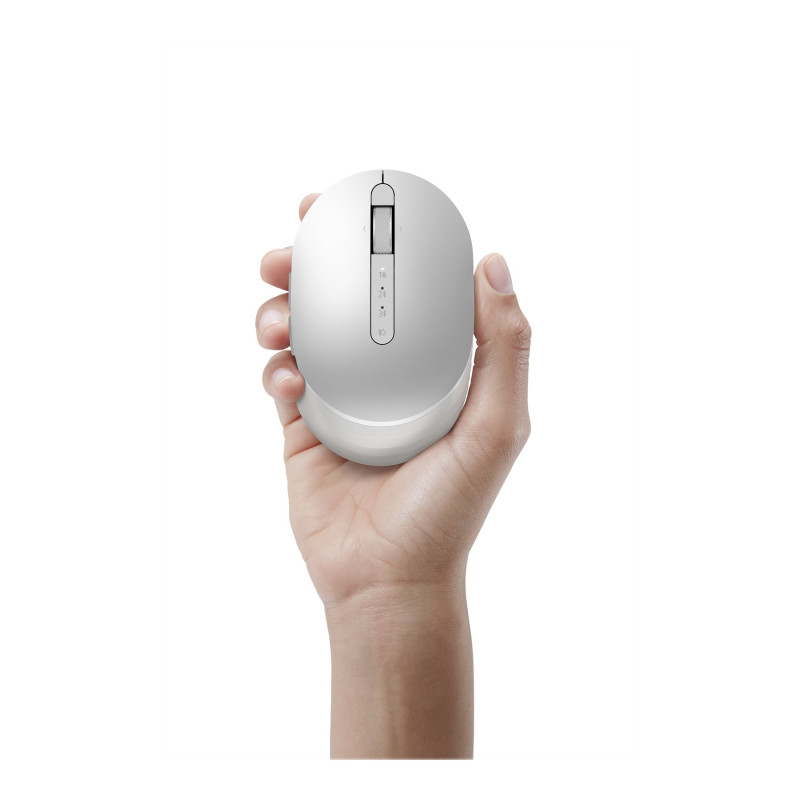 Dell | Premier uzlādējama bezvadu pele | MS7421W | Bezvadu optiskā | 2.4GHz bezvadu optiskā pele | Bezvadu - 2.4 GHz, Bluetooth 5.0 | Platinum silver