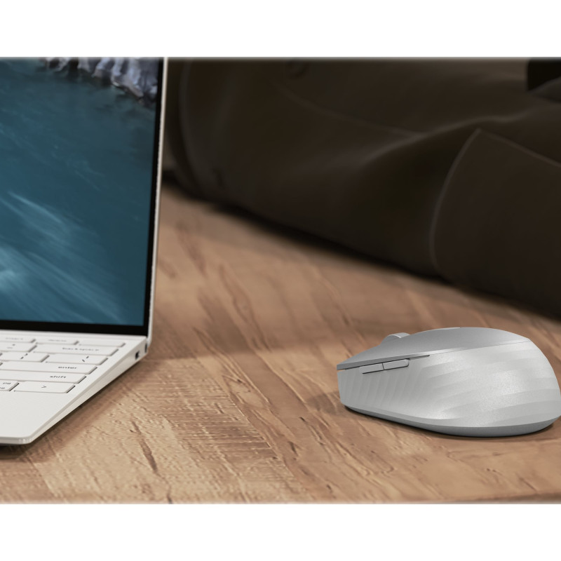 Dell | Premier uzlādējama bezvadu pele | MS7421W | Bezvadu optiskā | 2.4GHz bezvadu optiskā pele | Bezvadu - 2.4 GHz, Bluetooth 5.0 | Platinum silver