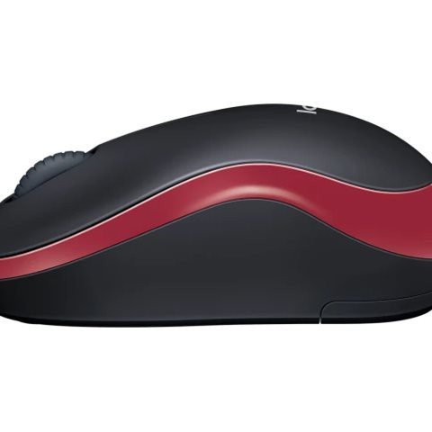 Logitech | Pele | M185 | Bezvadu | Sarkana