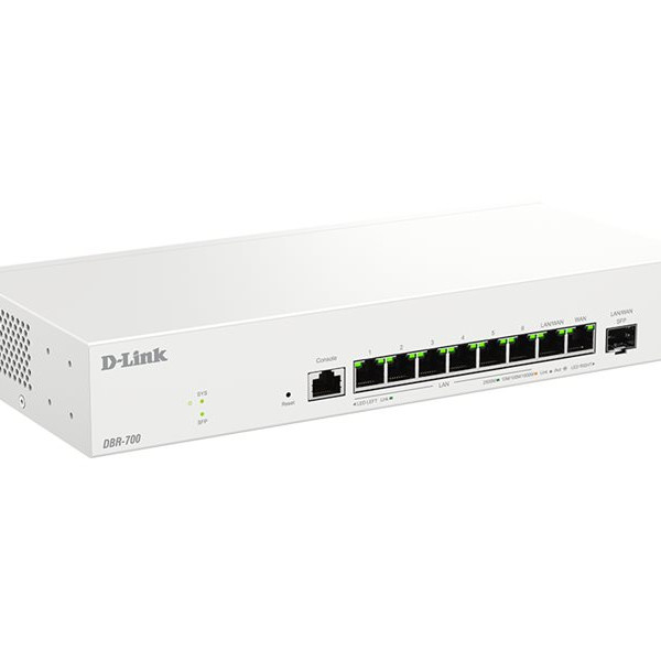 D-Link | Biznesa maršrutētājs | DBR-700 | Mesh atbalsts Nē | MU-MIMO Nē | Mobilais platjoslas savienojums Nē