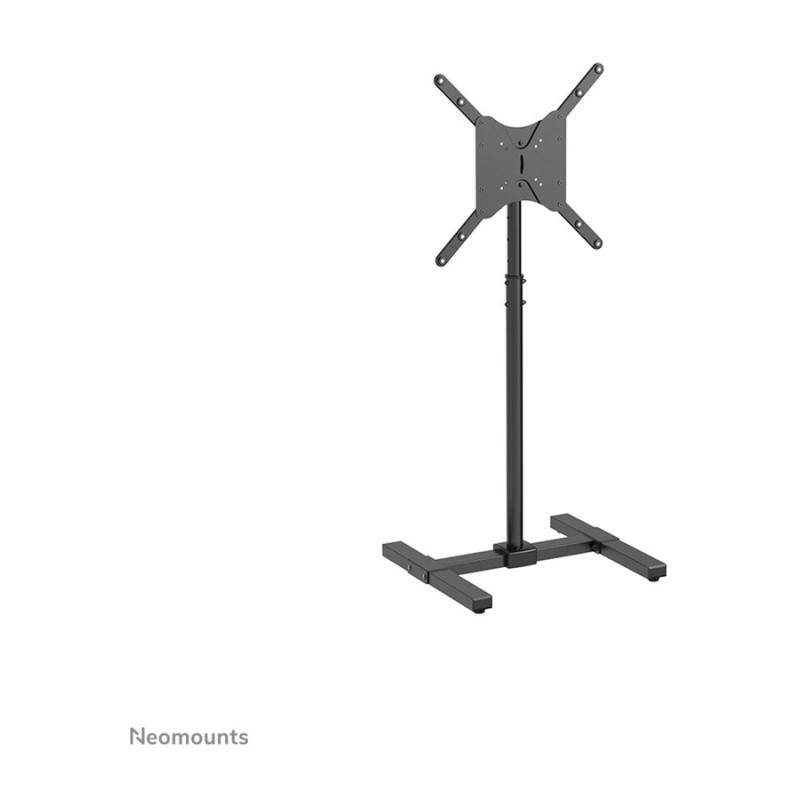 Neomounts Floor stand | NS-FS100BLACK | Augstuma regulēšana, Noliekšana, Rotācija | 10-55
