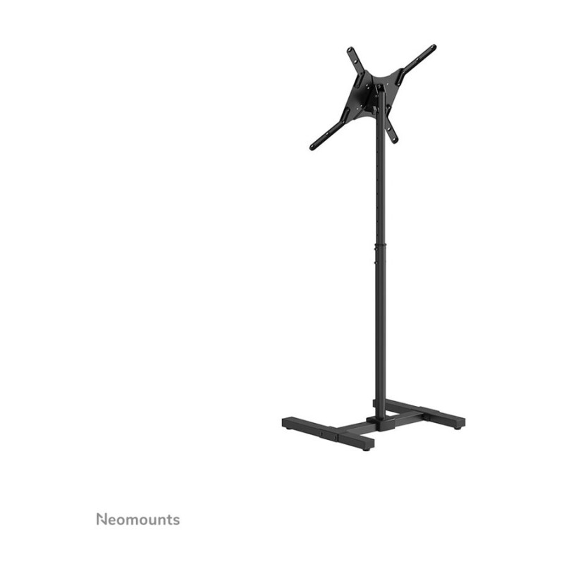 Neomounts Floor stand | NS-FS100BLACK | Augstuma regulēšana, Noliekšana, Rotācija | 10-55