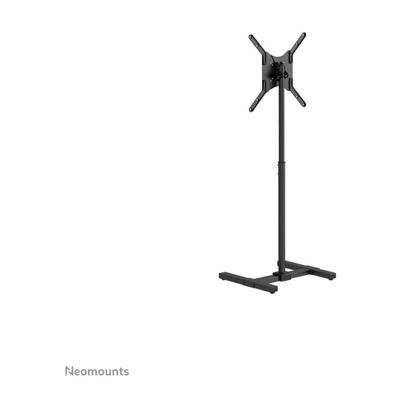 Neomounts Floor stand | NS-FS100BLACK | Augstuma regulēšana, Noliekšana, Rotācija | 10-55