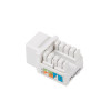 Lanberg | Keystone modulis RJ45 uz LSA CAT.5E, UTP | KSU5-1090 | Balts