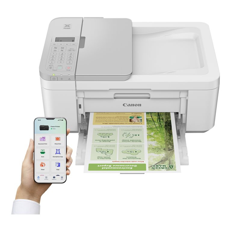 Canon | PIXMA TR4756i | Tintes | Krāsa | Multifunkcionāla printera | A4/Legal | Wi‑Fi | Balts