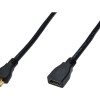 Digitus | HDMI High Speed pagarināšanas kabelis | AK-330201-050-S | Type A M/F HDMI ligzda (tipa A) | HDMI spraudnis (tipa A)