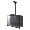 Neomounts NM-C440DBLACK Dubultā monitora/TV griestu stiprinājums | Regulējams augstums, Griešanās, Noliece, Pagriešanās | 32–60