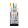 Lanberg | RJ45 CAT.6 FTP spraudnis 8P8C caurlaides tips, 100 gab. | PLS-6000EZ | Caurspīdīgs
