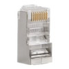 Lanberg | RJ45 CAT.6 FTP spraudnis 8P8C caurlaides tips, 100 gab. | PLS-6000EZ | Caurspīdīgs
