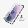 PanzerGlass | Samsung | Galaxy S22 | Tempered glass | Transparent | Case friendly. Compatible with ultrasonic fingerprint sensor. 100 % touch sensitivity. Antibacterial (ISO 22196 certified & JIS 22810 approved) | Screen Protector