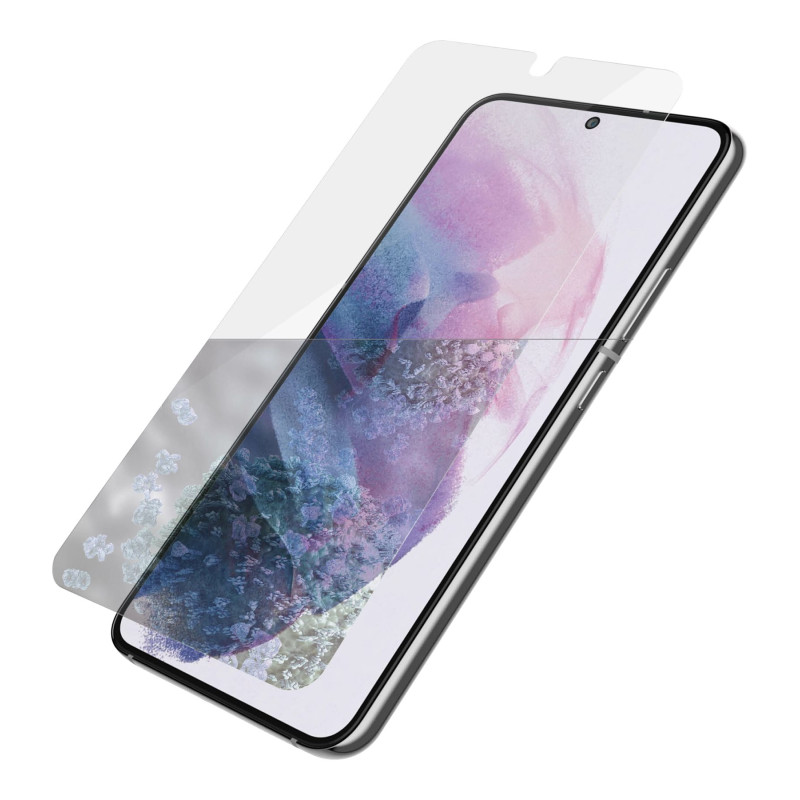 PanzerGlass | Samsung | Galaxy S22 | Tempered glass | Transparent | Case friendly. Compatible with ultrasonic fingerprint sensor. 100 % touch sensitivity. Antibacterial (ISO 22196 certified & JIS 22810 approved) | Screen Protector