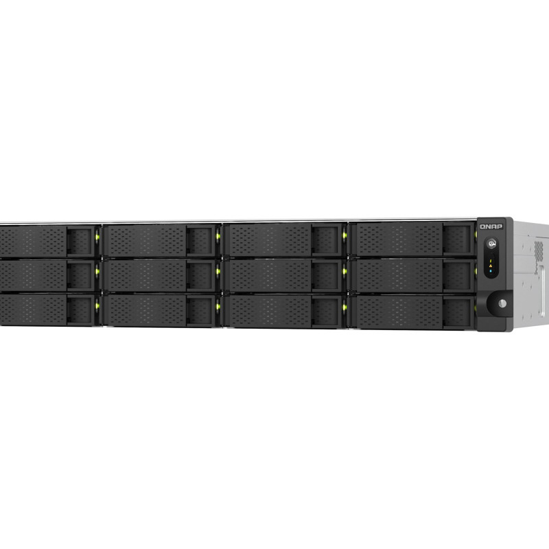 QNAP 12-Bay Experience exceptional enterprise performance | TS-H1277AXU-RP-R7-32G | AMD Ryzen 7 | 7000 | 32 GB | UDIMM DDR5