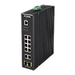 D-LINK DIS-200G-12S L2 Managed Industrial Switch with 10 10/100/1000Base-T and 2 1000Base-X SFP ports | D-Link | 60 month(s)