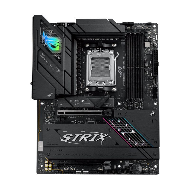 Asus ROG STRIX B850-F GAMING WIFI | Procesora saime AMD | Procesora ligzda AM5 | DDR5 DIMM | SATA savienotāju skaits 2