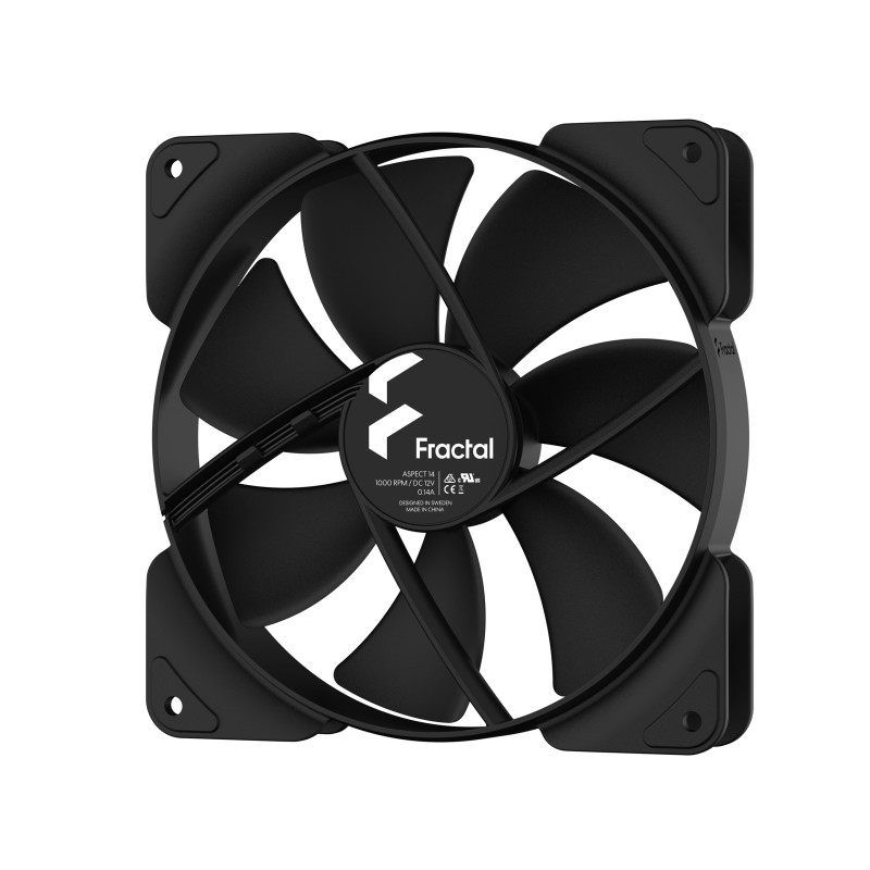 Fractal Design | Aspect 14 Black | Korpusa ventilators