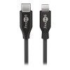 Goobay 39447 Lightning - USB-C™ uzlādes un sinhronizācijas kabelis | Goobay | USB-C uz Lightning Apple Lightning spraudnis (8-pin) | USB C