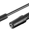 Goobay | Austiņu un audio AUX pagarinājuma kabelis; 3-polu 3,5 mm | 50090 | 5 m