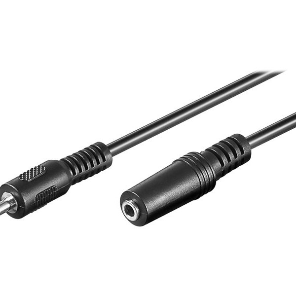 Goobay | Austiņu un audio AUX pagarinājuma kabelis; 3-polu 3,5 mm | 50090 | 5 m