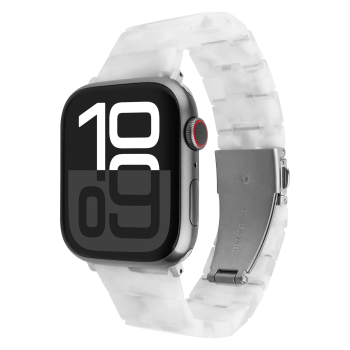 Fixed | Resin Strap for Apple Watch 38/40/41mm | Cloud White | Epoxy resin