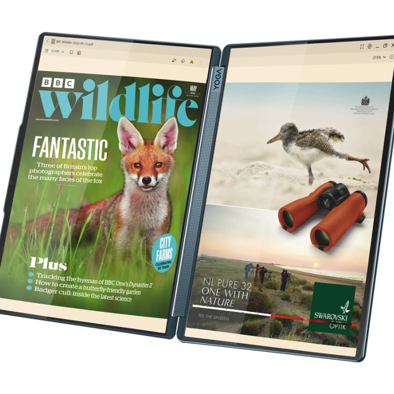 Lenovo Yoga Book 9 14IAH10 Touch 2x14 2.8K ULT7-255H/32GB/1TB/Intel Arc 140T/WIN11 Home/ENG Backlit kbd/Tidal Teal | Lenovo