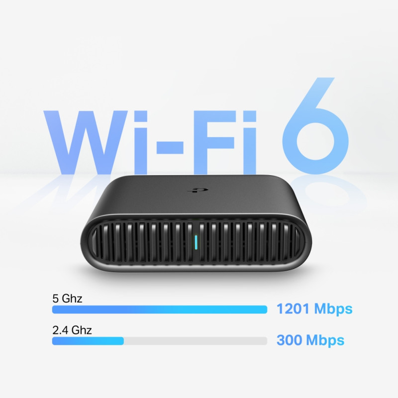 TP-LINK | AX1500 Wi-Fi 6 kabatas ceļojumu rūteris | TL-WR1502X | 802.11ax | 1201 Mbit/s | Ethernet LAN (RJ-45) porti 1 | Mesh atbalsts Nē | MU-MIMO Nē | 3G/4G