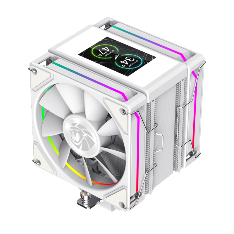 Gamemax CPU gaisa dzesētājs | SIGMA 620 LCD WH | Balts