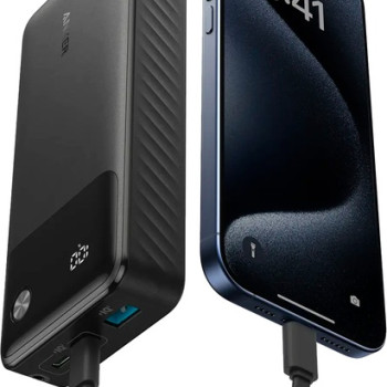 Anker Power Bank, B2B - Eiropa (izņemot Lielbritānijas spraudni), 30 W | A1384G11 | 20000 mAh | Melns
