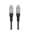 Cablexpert Premium USB4 Type-C charging and data cable, 40 Gbps, 240 W, 0.5 m | CCBP-USB4-CMCM240-0.5M