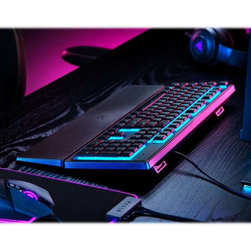 Razer | Spēļu klaviatūra | Ornata V3 X | Spēļu klaviatūra | Vadu | RGB LED apgaismojums | NORD | Silent Membrane | Melna