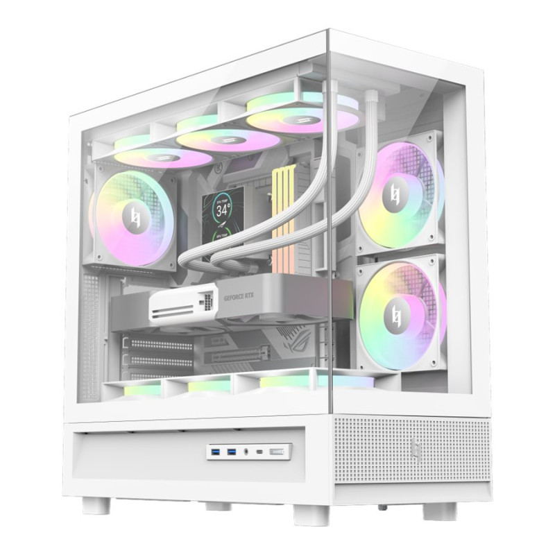 Gamemax Case | NEX C51 WH | ATX/BTF