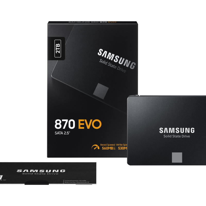 Samsung | SSD | 870 EVO | 2000 GB | SSD korpuss 2.5