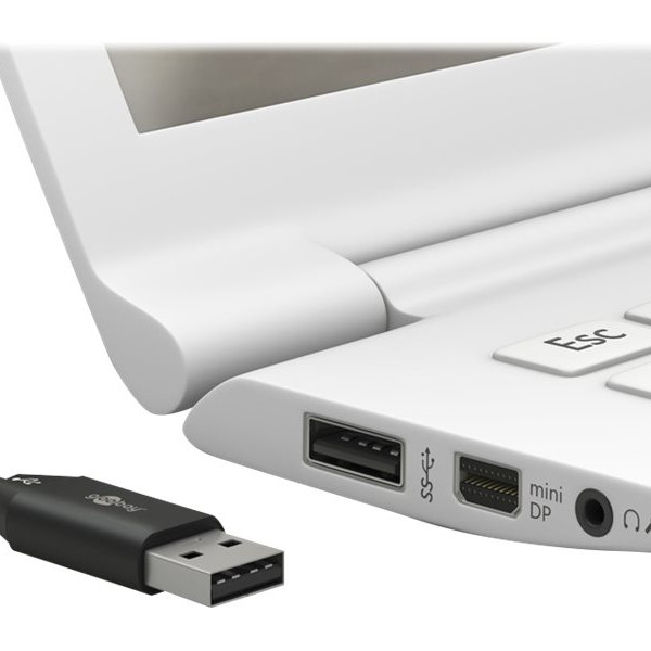 Goobay | USB-C uzlādes un sinhronizācijas kabelis (USB-A > USB-C) | 59124 | USB-C spraudnis | USB 2.0 spraudnis (type A)